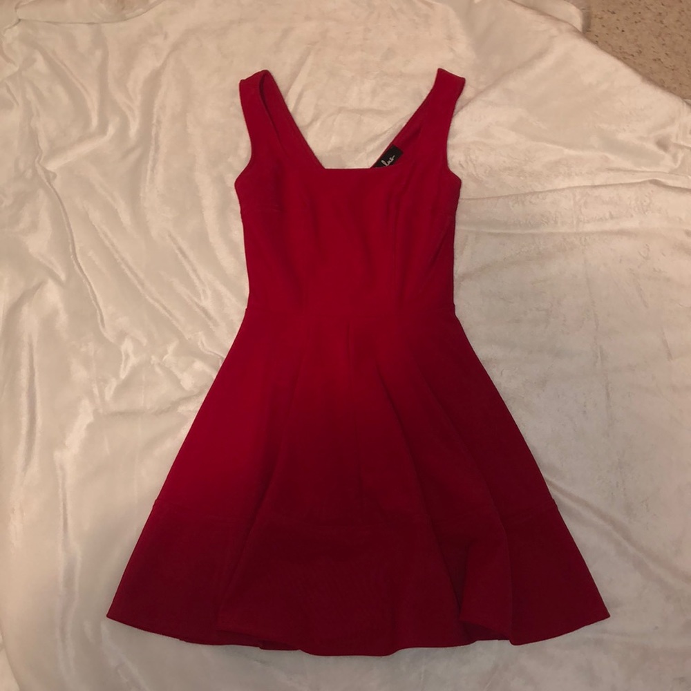 Red LULU Dress